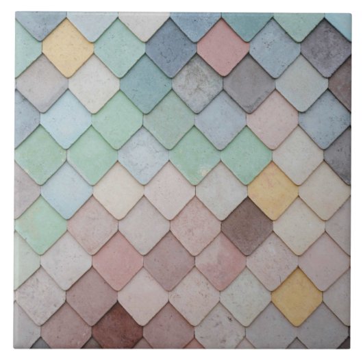 Shabby Chic Pastel Tiles Fliese (Vorderseite)