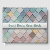 Shabby Chic Pastel Tiles Gästebuch (Vorderseite)