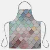 Shabby Chic Pastel Tiles Schürze (Vorderseite)