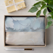 Shabby Chic pastellblau und rosa Blume Seidenpapier (Geschenk)