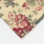 Shabby Chic Patchworkarbeit Fleecedecke (Ecke)