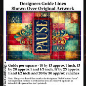 Shabby Chic Pause Vintag Signatur DP5F Decoupage Seidenpapier