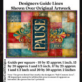 Shabby Chic Pause Vintages Signieren DP5 Decoupage Seidenpapier