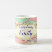 Shabby Chic personalized Easter cocoa Kaffeetasse (Mittel)