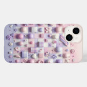Shabby Chic Pink Floral Phone Case - Lavender Whit (Rückseite (Horizontal))