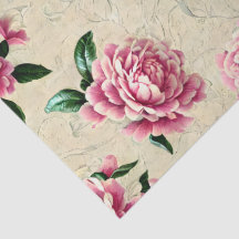 Shabby Chic Pink Gardenias
