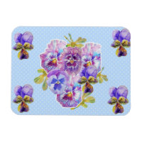 Shabby Chic Pink Pansy Blumenblauer Blumentopf Mag