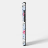 Shabby Chic Pink Roses Muster Case-Mate iPhone Hülle (Rückseite / Links)