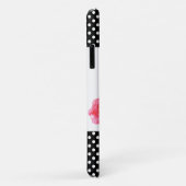 Shabby Chic Pink Roses Polka Dosen Case-Mate iPhone Hülle (Hinten/Rechts)