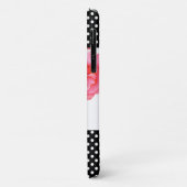 Shabby Chic Pink Roses Polka Dosen Case-Mate iPhone Hülle (Hinten/Links)