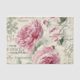 Shabby Chic Pink Serie Design 12 Seidenpapier