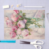 Shabby Chic Pink Serie Design 14 Seidenpapier (Handwerk)