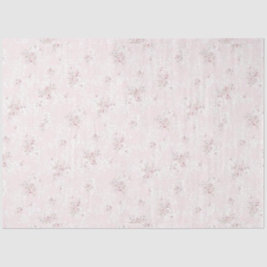 Shabby Chic Pink Serie Design 1 Seidenpapier (Vorderseite)