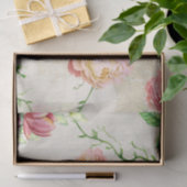 Shabby Chic Pink Serie Design 2 Seidenpapier (Geschenk)