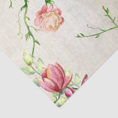 Shabby Chic Pink Serie Design 2 Seidenpapier (Ausschnitt)