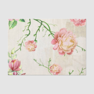 Shabby Chic Pink Serie Design 2 Seidenpapier
