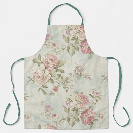 Shabby Chic Pink Serie Design 3 Schürze (Vorderseite)