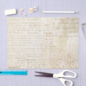 Shabby Chic Pink Serie Design 3 Seidenpapier (Handwerk)