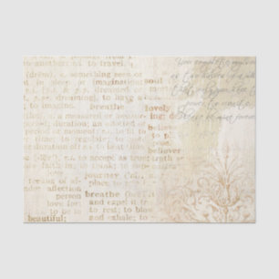 Shabby Chic Pink Serie Design 3 Seidenpapier