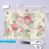 Shabby Chic Pink Serie Design 6 Seidenpapier (Handwerk)