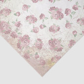 Shabby Chic Pink Serie Design 8 Seidenpapier (Ausschnitt)