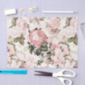 Shabby Chic Pink Serie Design 9 Seidenpapier (Handwerk)
