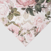 Shabby Chic Pink Serie Design 9 Seidenpapier (Ausschnitt)