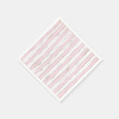 Shabby Chic Pink Stripe Napkins Serviette (Ecke)