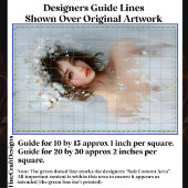 Shabby Chic-Portrait, White Blooms CX7R-Decoupage Seidenpapier