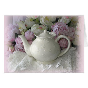 Shabby Chic Porzellan Teapot