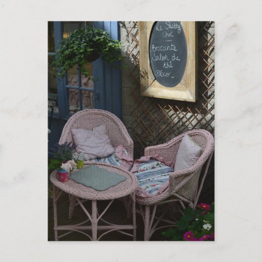 Shabby Chic Postkarte (Vorderseite)