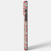 Shabby Chic Rosa Blumenmuster Case-Mate iPhone Hülle (Rückseite / Links)