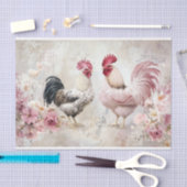 Shabby Chic Rosa Decoupage Seidenpapier (Handwerk)