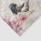 Shabby Chic Rosa Decoupage Seidenpapier (Ausschnitt)