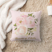 Shabby Chic-rosa Kissen (Decke)
