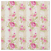 Shabby Chic, Rosa mit Blumen, beige, Vintag, Stoff (Muster)