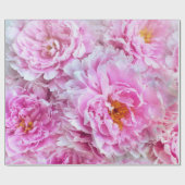 Shabby Chic Rosa Pastellfarben Rosa Erdnüsse Geschenkpapier (Flach)