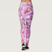 Shabby Chic Rosa Pastellfarben Rosa Erdnüsse Leggings (Rückseite)