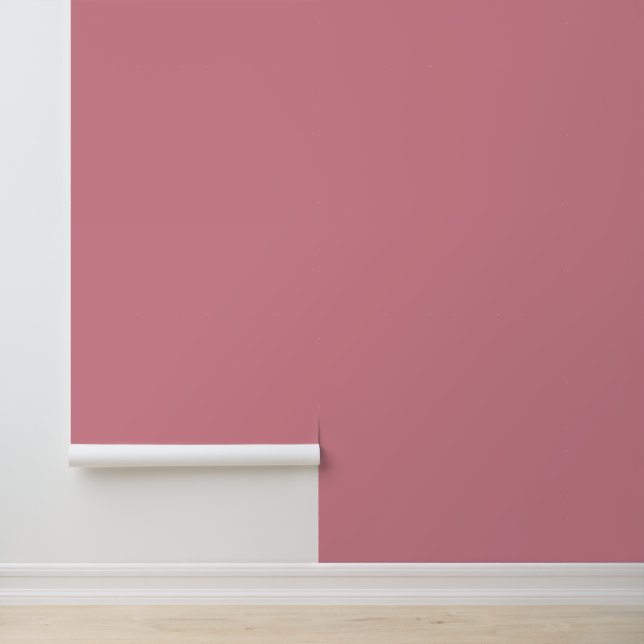 Shabby Chic Rosa Pink Tapete (Anwendung)