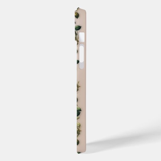 Shabby Chic Rosa Reben Rose Case-Mate iPhone Hülle (Rückseite / Links)