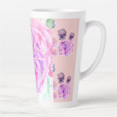 Shabby Chic Rosa Rose Blume Rose Milchtasse (Rechts)