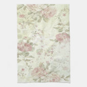 Shabby Chic Rosa Rose Geschirrtuch (Vertikal)