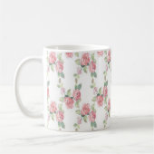 Shabby Chic Rosa Rose Kaffeetasse (Links)