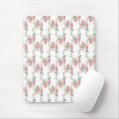 Shabby Chic Rosa Rose Mousepad (Mit Mouse)