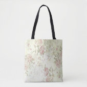 Shabby Chic Rosa Rose Tasche (Vorderseite)