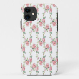 Shabby Chic Rosa Rosen Blumenmuster Case-Mate iPhone Hülle