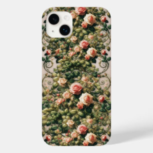 Shabby Chic Rosa Rosenreben Florale Rosen Case-Mate iPhone 14 Plus Hülle