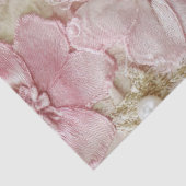 Shabby Chic Rosa Spitze  Seidenpapier (Ausschnitt)