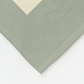 Shabby Chic-rosa viktorianische Rosen Fleecedecke (Ecke)