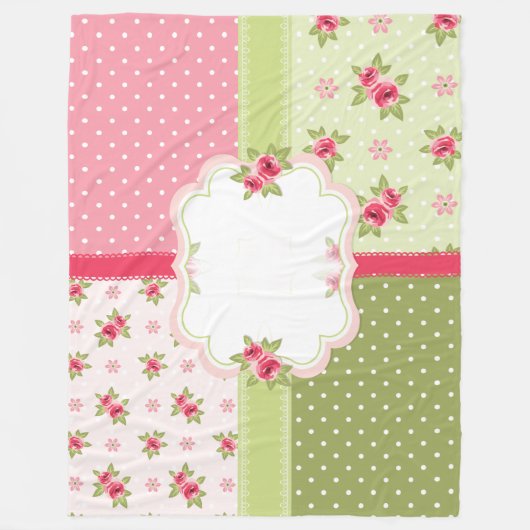 Shabby Chic Rose Decke (Vorderseite)